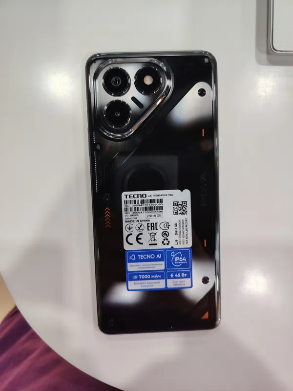 Смартфон Tecno Pova 7 Neo 8+256 Geek Black 3