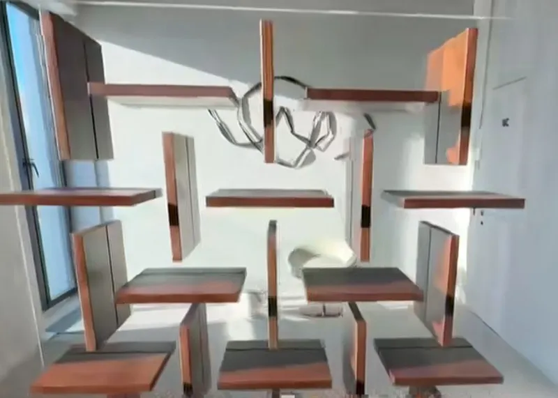 Paruvchi va “uchuvchi” yashirin montajli polkalar — фото 1