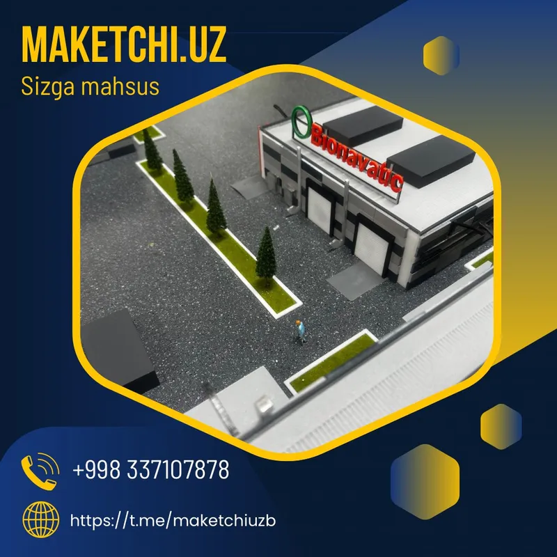 MakeT Dekorativ model Smart Макет 3D proektlash 6