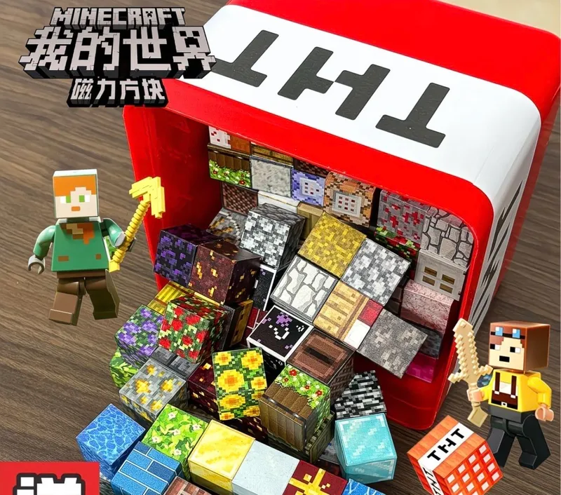 Minecraft кубики магнитные — фото 5