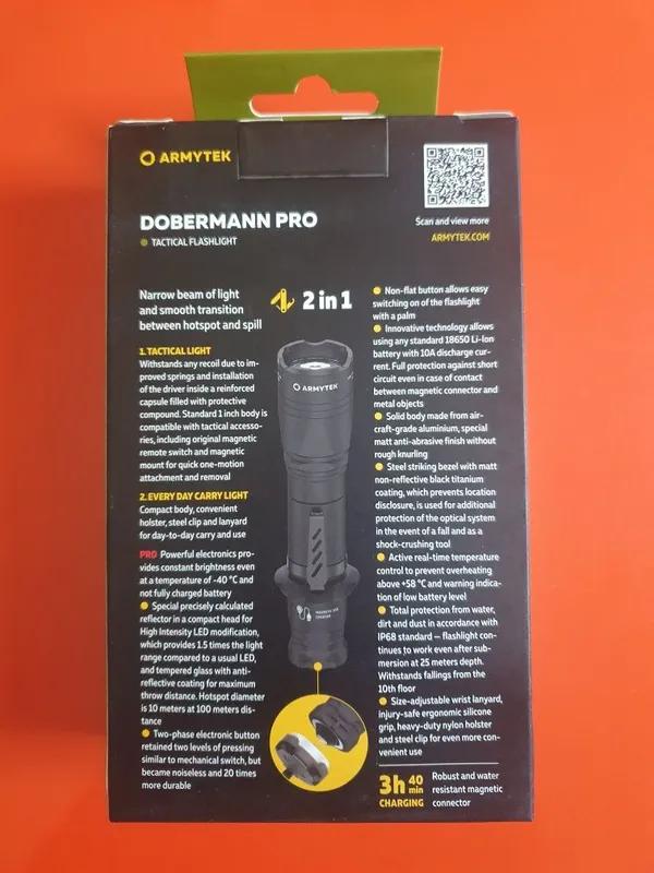 Фонарь Armytek Doberman Pro 2 Фонарь Armytek Doberman Pro 2
