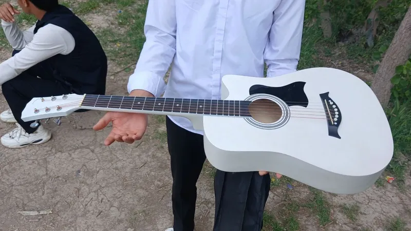 oq rangli akustik gitara + chexol