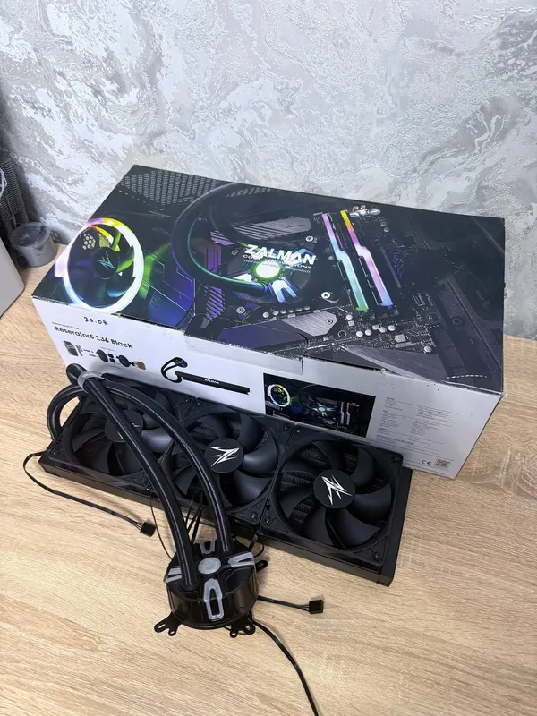 Zalman 360 mm suyuqlik bilan sovutish tizimi 5