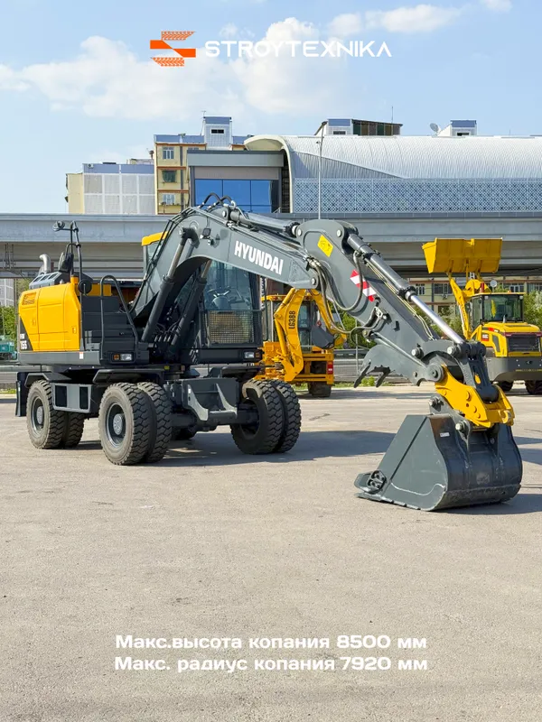 Hyundai HW155A колесный экскаватор в наличии — фото 2