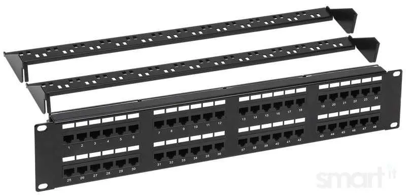 Patch Panel 48 Port cat 6 коммутационная панель патч панель — фото 1