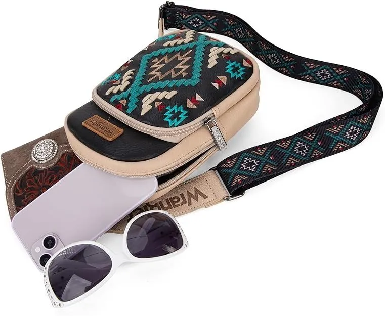 Женская Сумка Wrangler Aztec Crossbody Sling Bag for Women — фото 1