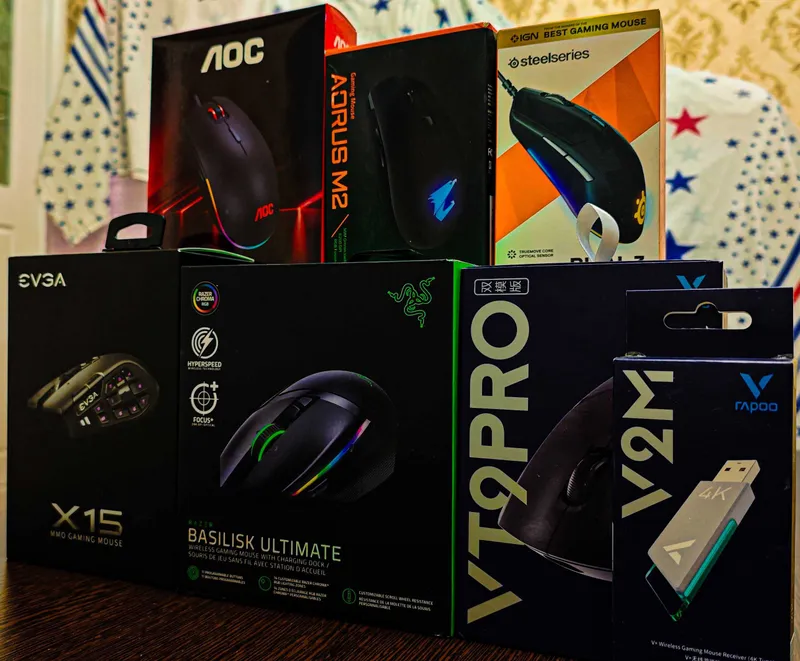 НОВЫЕ! Игровые мышкы Razer,HyperX,Rapoo,EVGA,Aorus SteelSeries AOC — фото 3