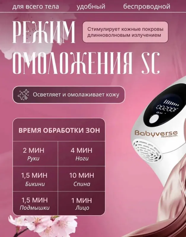 Эпилятор лазерный Professional,для лица и тела 3в1