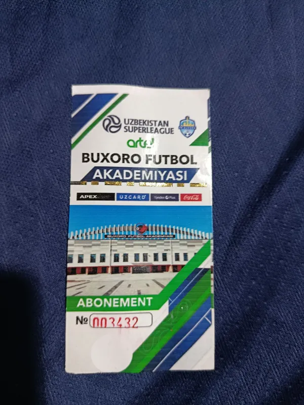 Buxoro pfk futbol klubi oʻyinlariga bir yillik chipta sotiladi 2 Buxoro pfk futbol klubi oʻyinlariga bir yillik chipta sotiladi 2