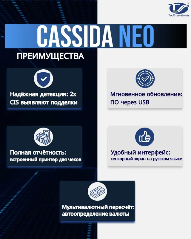 Сортировщик банкнот Cassida Neo — фото 4