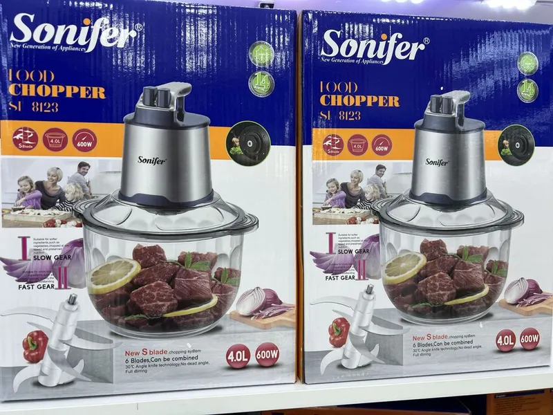 Chopper Sonifer SF-8123 4L sifatli maxsulot 600w dastafka bor 4 Chopper Sonifer SF-8123 4L sifatli maxsulot 600w dastafka bor 4
