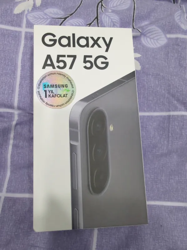 Samsung A57,kulrang,8/256, yangi/ochilmagan 1 Samsung A57,kulrang,8/256, yangi/ochilmagan 1