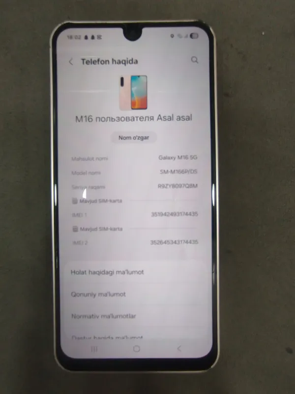 SAMSUNG M16 2 SAMSUNG M16 2