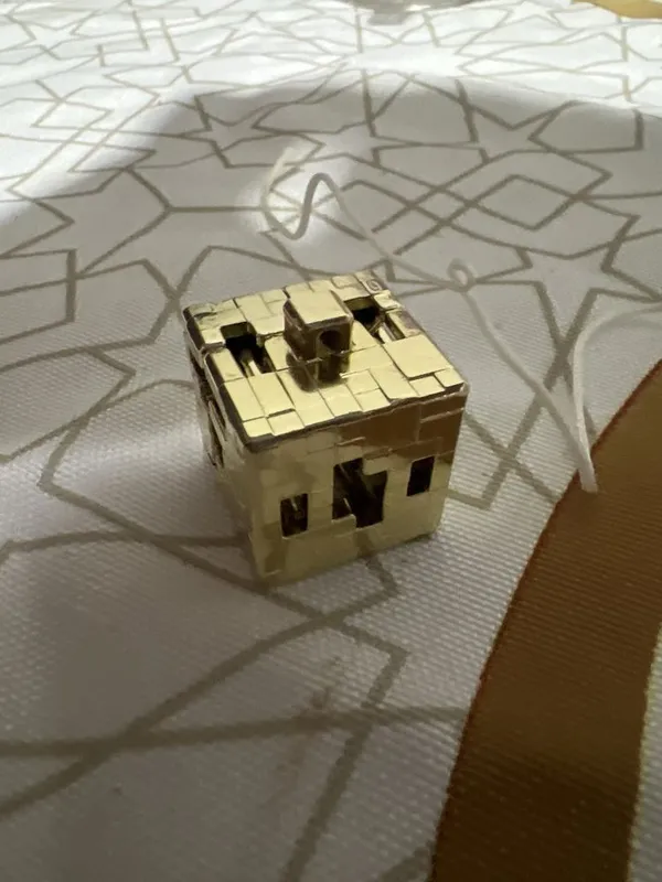 Minecraft&kinder present золотой блок