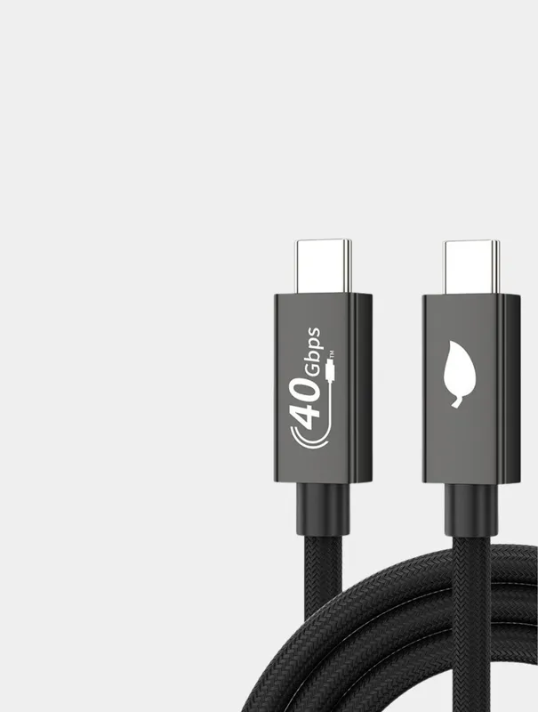 Кабель Type-c, USB-C Thunderbolt 4, 40gigabit, 240w 5A, 8k — фото 4