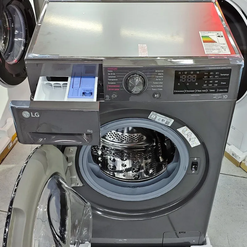 LG 8кг Direct Drive / Пар / Инвертор / Новый + гарантия + доставка 4