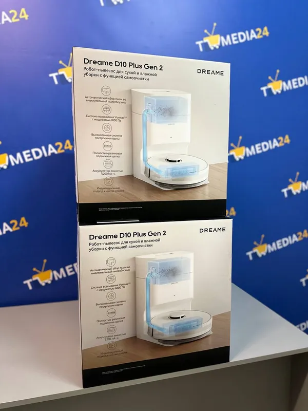 Продаю новые робот пылесосы Dreame D10 Plus Gen2 2