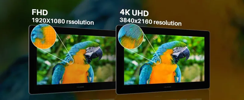 Графический планшет с экраном HUION KAMVAS Pro 16 Plus 4K UHD QLED 4 Графический планшет с экраном HUION KAMVAS Pro 16 Plus 4K UHD QLED 4