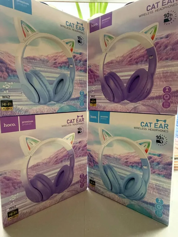 HOCO Cat Ear bolalar simsiz quloqchini (Yangi)" HOCO Cat Ear bolalar simsiz quloqchini (Yangi)"