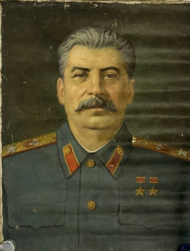 «Сталин» портрет маслом на холсте
