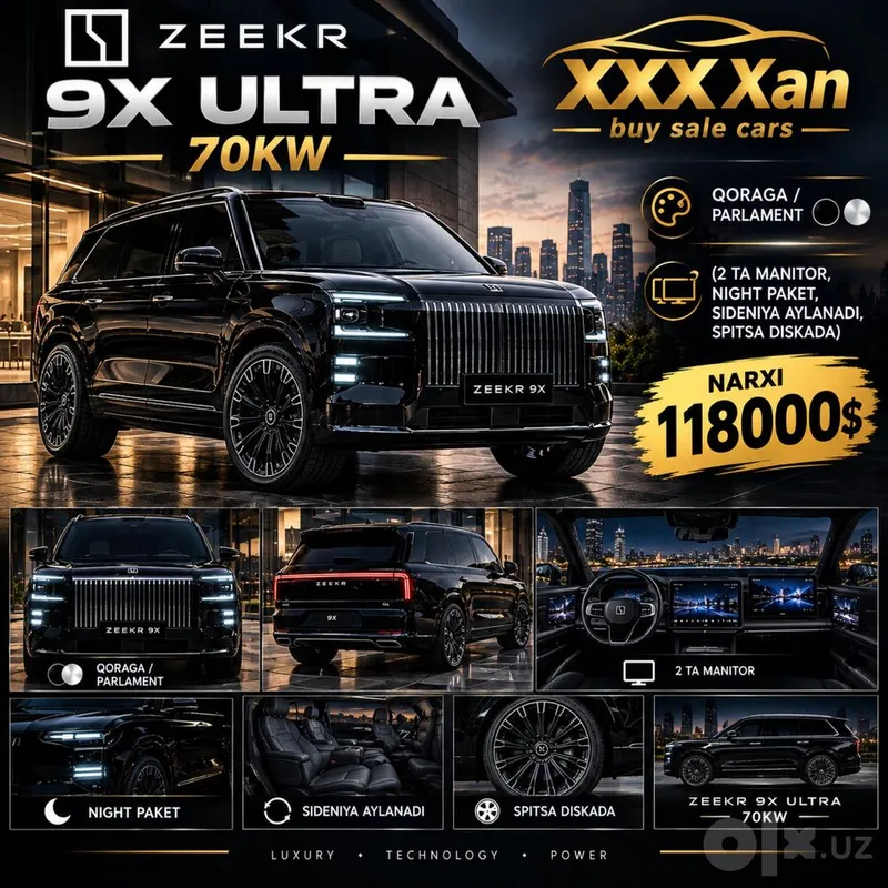 Zeekr 9X ULTRA 70KW Zeekr 9X ULTRA 70KW