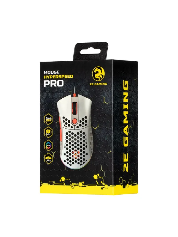 Игровая мышь 2E Gaming HyperSpeed Pro, проводная, оптическая, 7 клавиш, RGB-подсветка, белый — фото 6