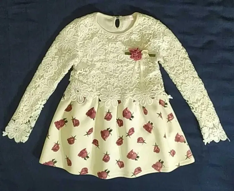 3–5 yoshli qiz uchun brendli ko‘ylak 1