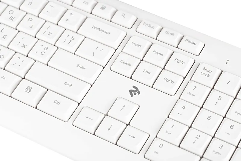Клавиатура беспроводная 2E KS220 White 1 Клавиатура беспроводная 2E KS220 White 1