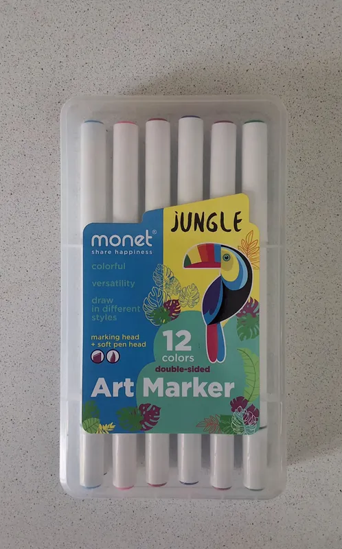 Original Monet markerlari 12 ta