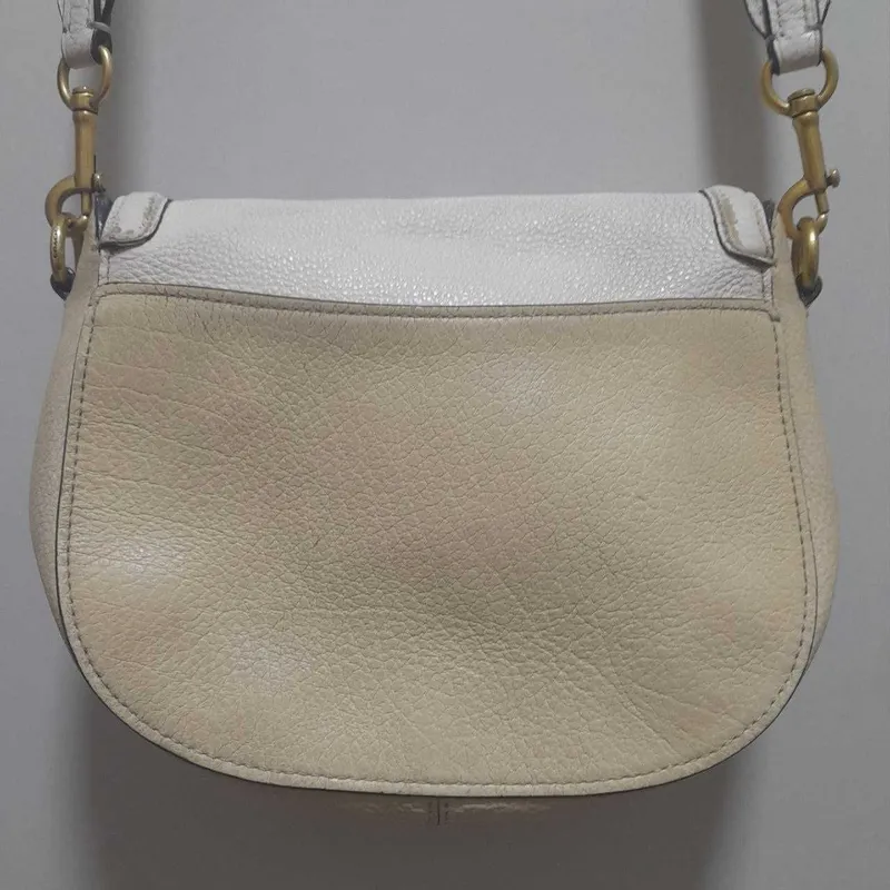 Сумка Coach Jade Colorblock Leather Saddle Bag — фото 1