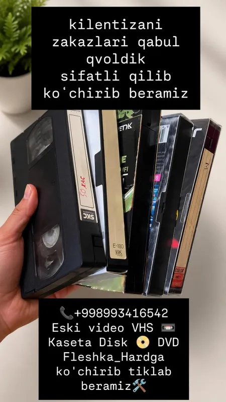 Eski video kasetadan Diskga fleshka hardga kochirib beramiza 7 Eski video kasetadan Diskga fleshka hardga kochirib beramiza 7