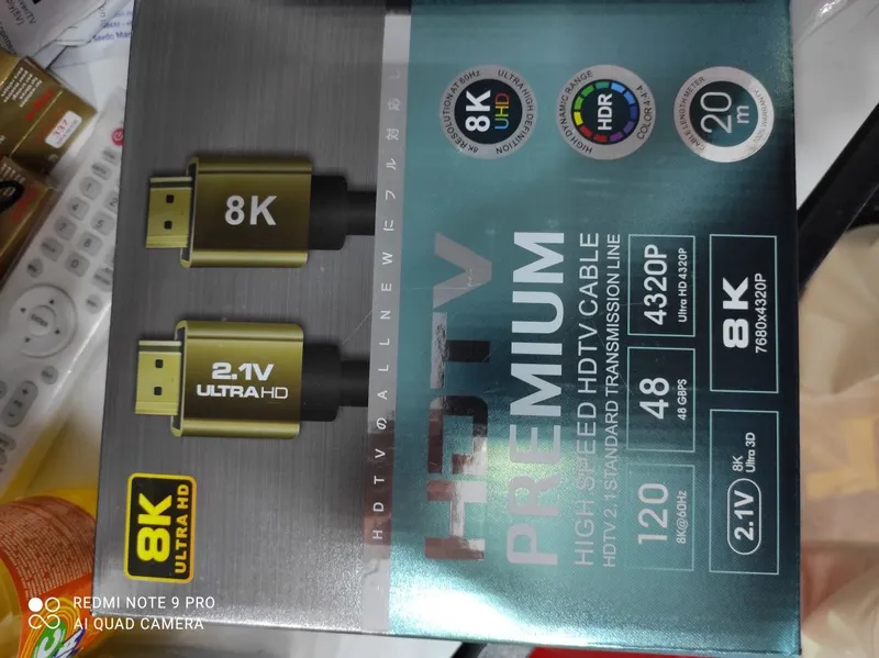 Скидка!Hdmi кабель 2.1 v 8 k ultra hd / hdr / ARC ( 120 hz ) 10 M 6 Скидка!Hdmi кабель 2.1 v 8 k ultra hd / hdr / ARC ( 120 hz ) 10 M 6