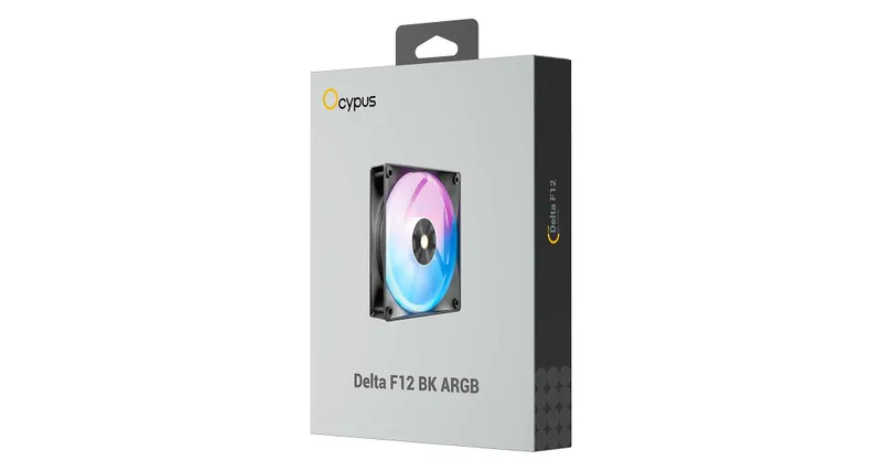 \ Вентилятор для корпуса Ocypus Delta F12 BK ARGB 2