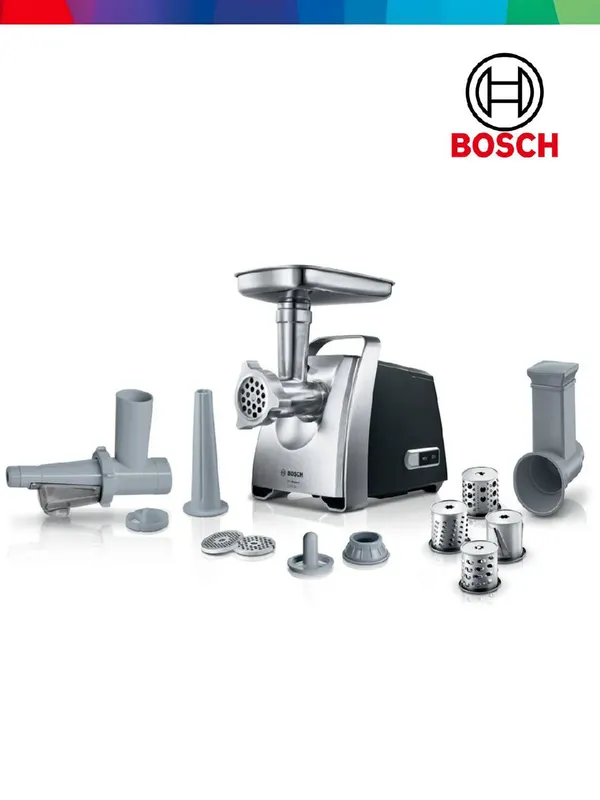 Go'sht maydalagich ProPower 2200 W qora/xrom Bosch MFW68660 Go'sht maydalagich ProPower 2200 W qora/xrom Bosch MFW68660