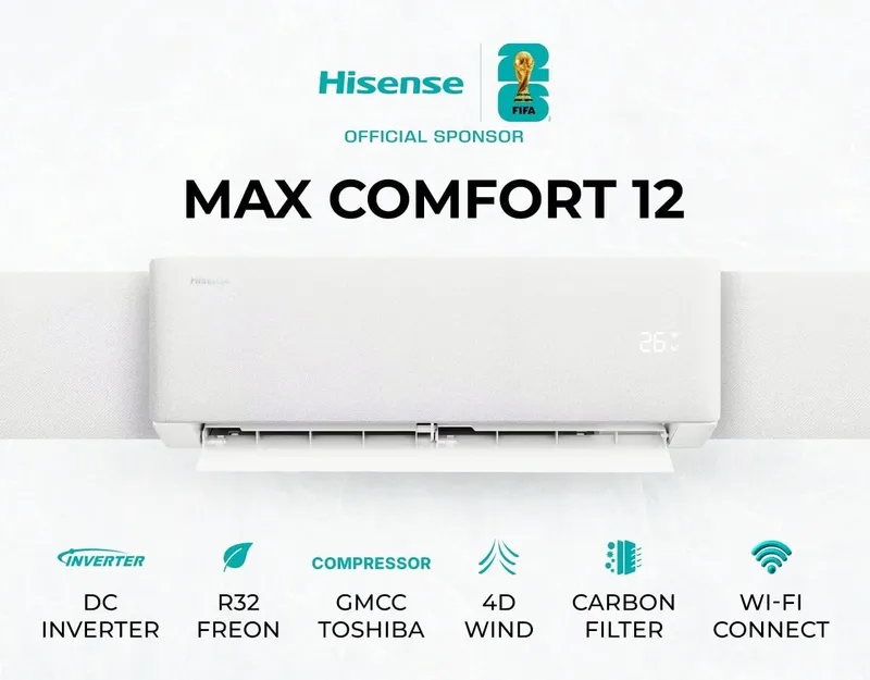 Кондисонер Hisense Max Comfort 12 DC Invertor 1