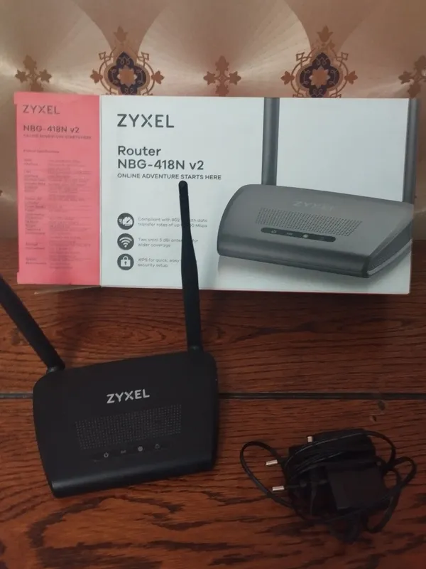 Беспроводной маршрутизатор Zyxel NBG-418N v2 1 Беспроводной маршрутизатор Zyxel NBG-418N v2 1