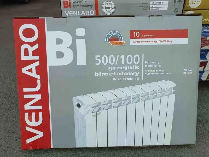 Биметаллический РАДИАТОР VENLARO 500\1000