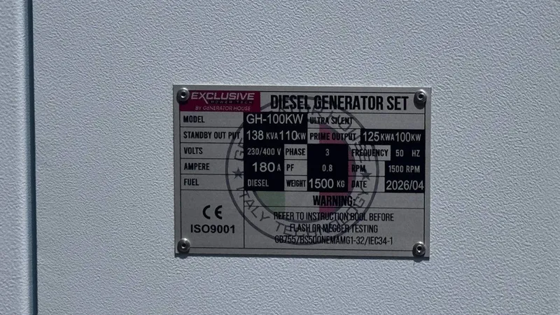 100 kW dizel generator Exclusive — фото 1