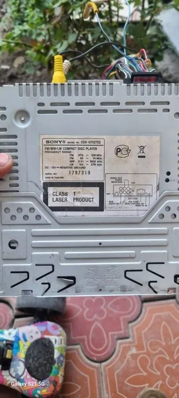 Sony cdx-gt527ee 4×52w, aux, mp3/wma — фото 1