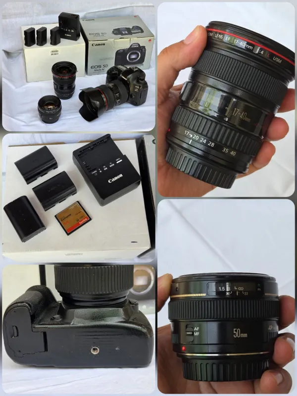 Canon 5D Mark IV Kit / 17-40mm L / 50mm f1.4 — Holati ideal!