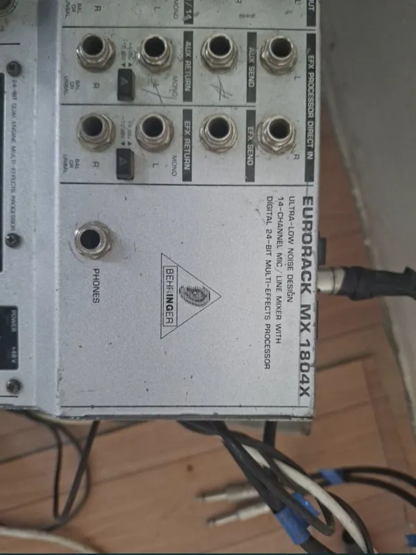 audio miksher pulti EURORACK MX 1804X — фото 1
