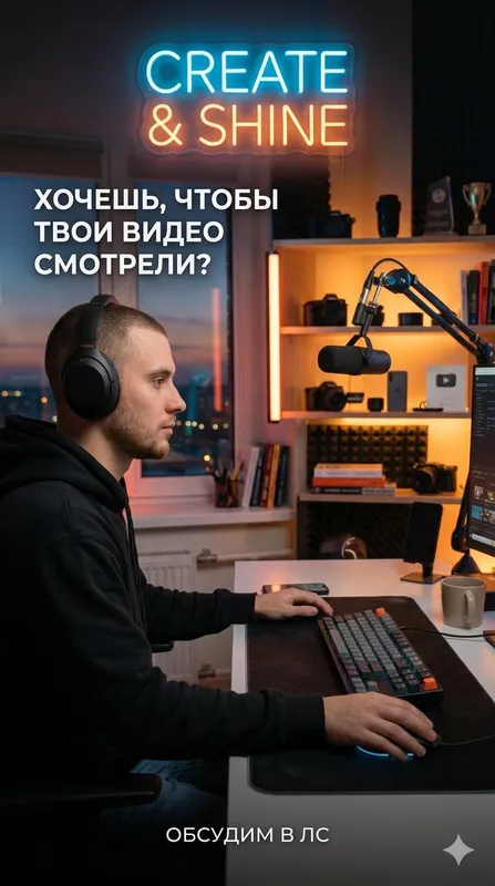 Монтаж видео/риллсов/шортсов — фото 1