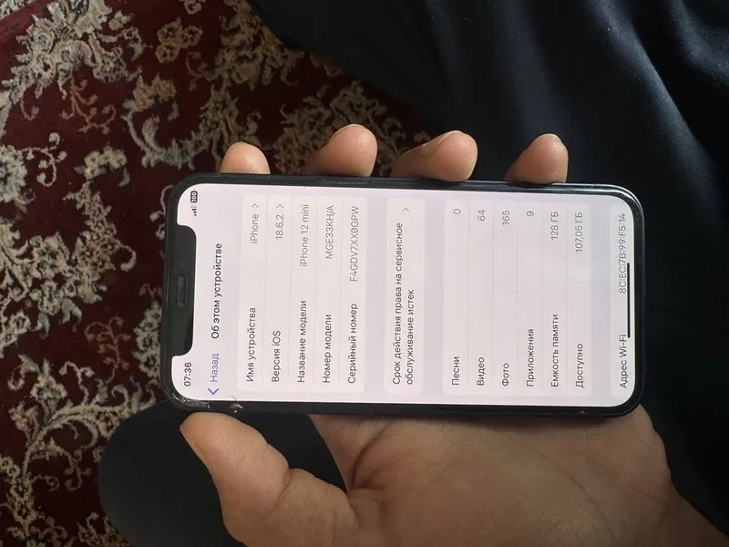 Iphone 12 mini ideal ekrandagi siniq steklo singan hamma joyi ideal — фото 4