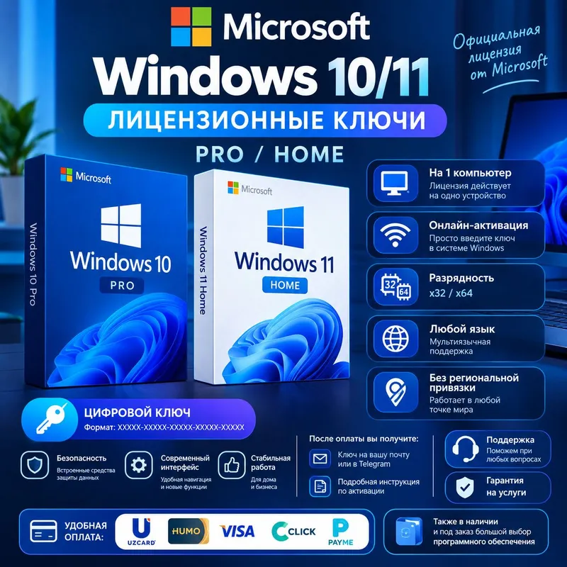 Windows 11 va boshqa litsenziya kalitlari Windows 11 va boshqa litsenziya kalitlari