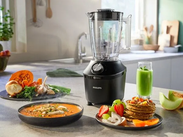 Блендер Philips HR2291/41, 600Вт, черный, 2л, для измельчения льда 1