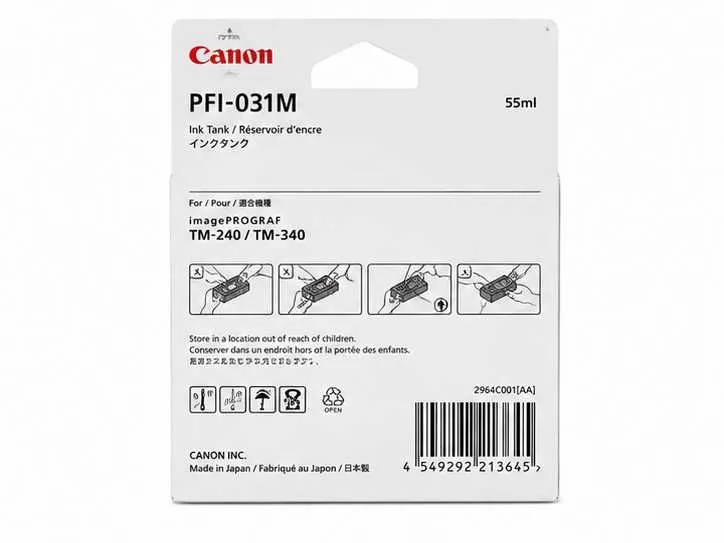 ! Картридж Canon PFI-031M Magenta для imagePROGRAF TM-240/TM-340 — фото 2 ! Картридж Canon PFI-031M Magenta для imagePROGRAF TM-240/TM-340 — фото 2