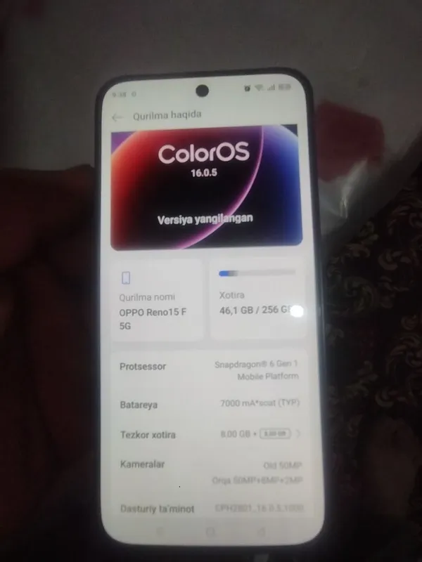 Oppo Reno 15, 5G, 2026, новый — 4 500 000 1