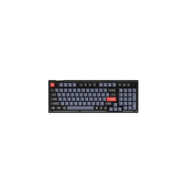 } Клавиатура Keychron V5 100 Key QMK K Pro Blue RGB Knob Black 1 } Клавиатура Keychron V5 100 Key QMK K Pro Blue RGB Knob Black 1