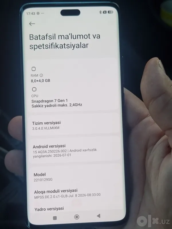 Xiaomi 13 lite 8 256 giga 3