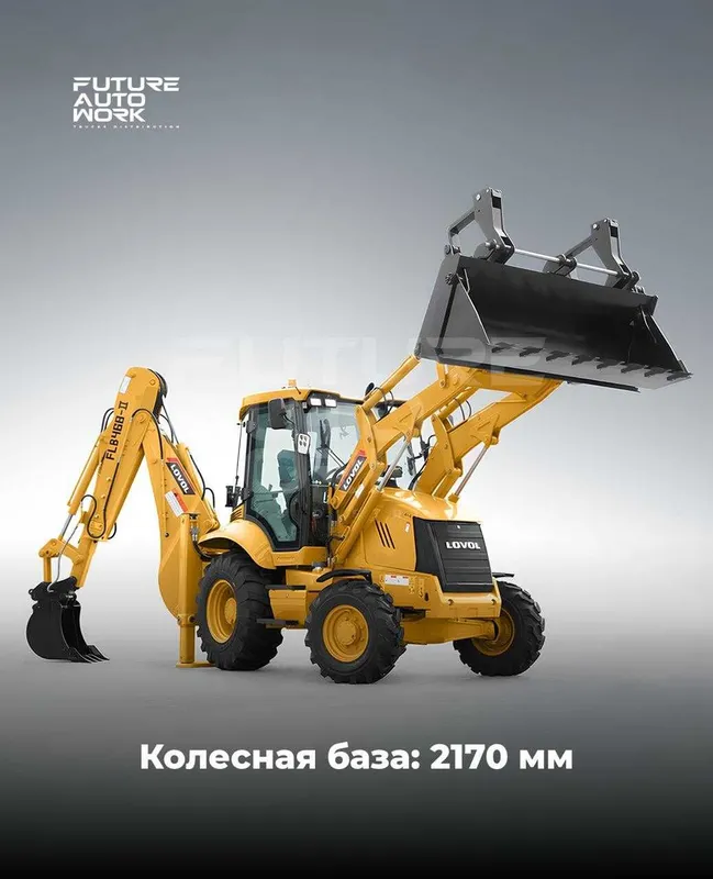 LOVOL FLB468-II Экскаватр погрузчик насияга — фото 5